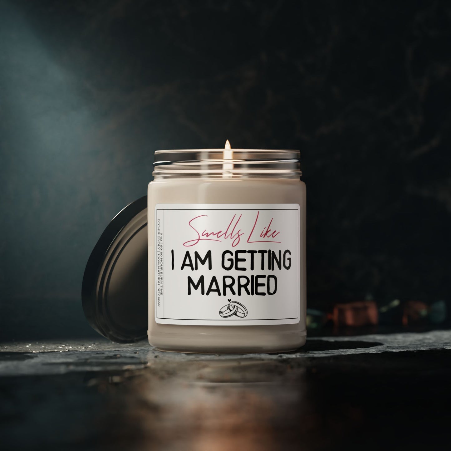 Smells Like I am Getting Married | Lovely Marriage Engagement Soy Candle Special Gift For Husband and Wife