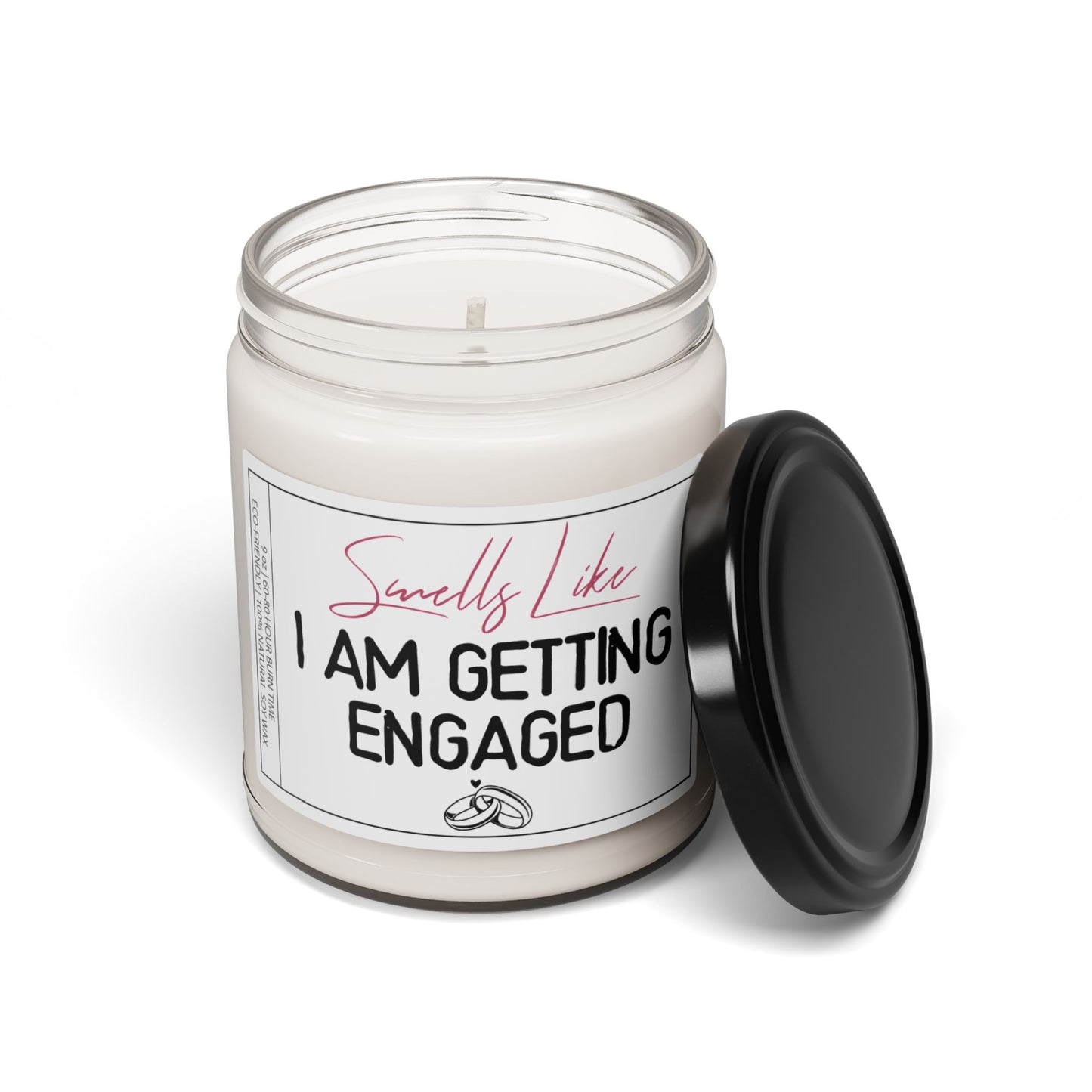 Smells Like I am Getting Engaged | Lovely Engagement Soy Candle Special Gift For Him or Her