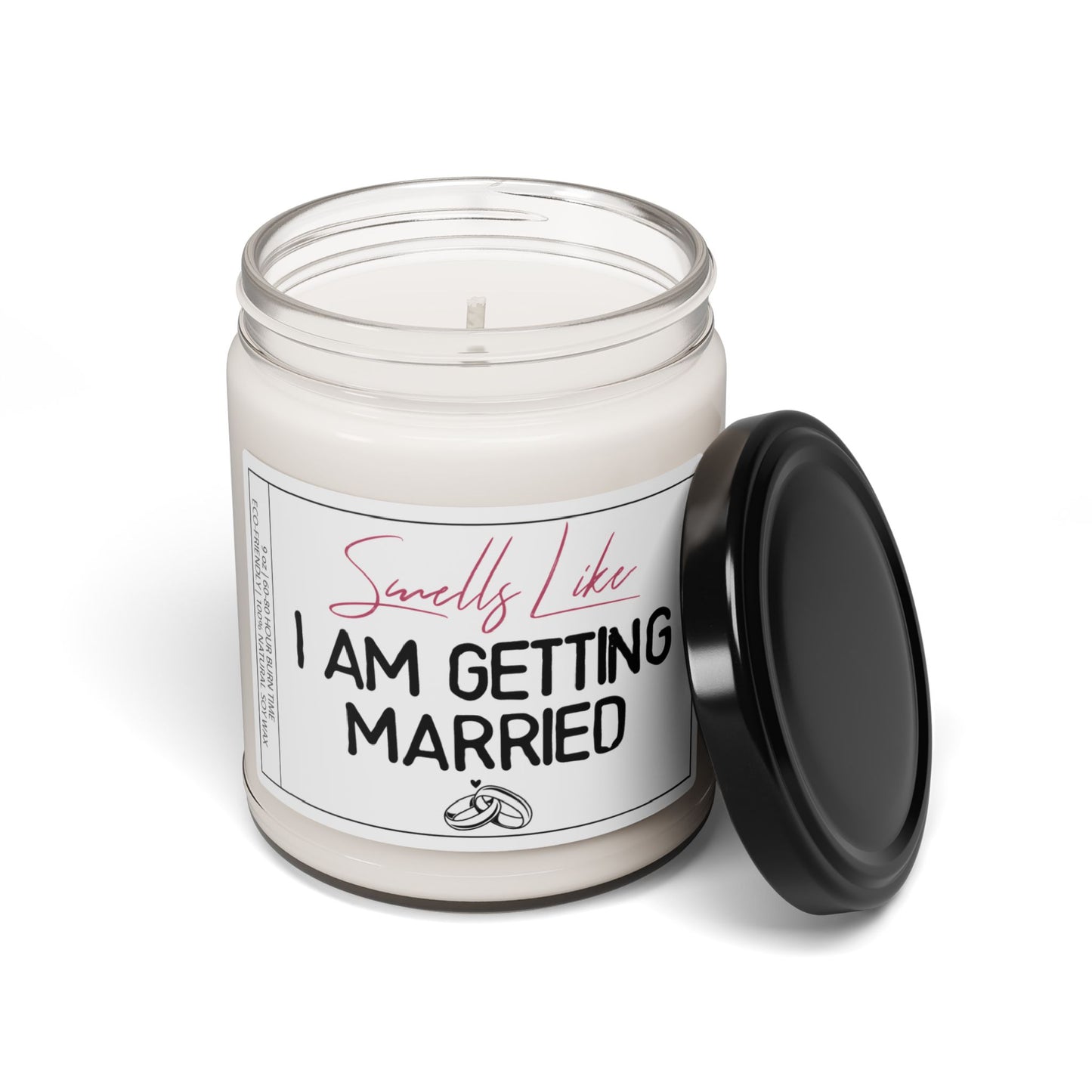 Smells Like I am Getting Married | Lovely Marriage Engagement Soy Candle Special Gift For Husband and Wife