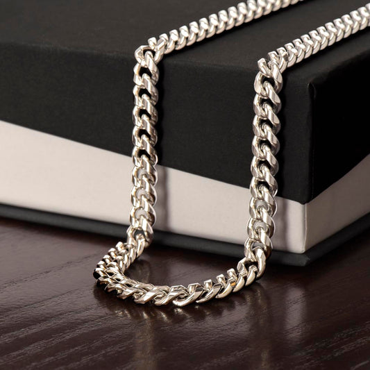 Cuban Stailess Steel Chain Link, Hardcore Gifts for Men, Boys or Husbands